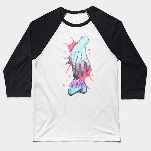 Witches's Hand Baseball T-Shirt by Créa'RiBo